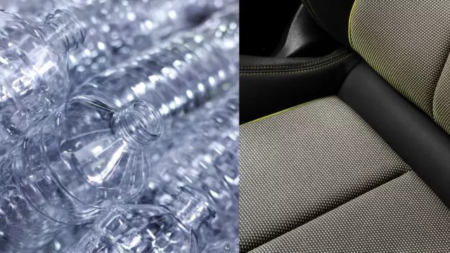 Staré PET lahve v prémiovém autě: Na jednu sedačku jich padne 45