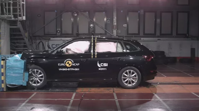Škoda Scala podstoupila crash test Euro NCAP. Podívejte se na video, jak obstála