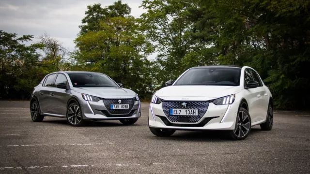 Test Peugeotu e-208, elektromobilu proti naftovému sourozenci