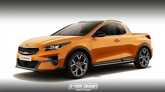 Kia XCeed v montérkách. Malý pickup ve vizi odvázaného grafika