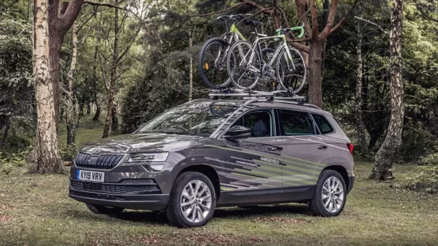 Škodovka ukázala Karoq určený pro náročné potřeby cyklistů