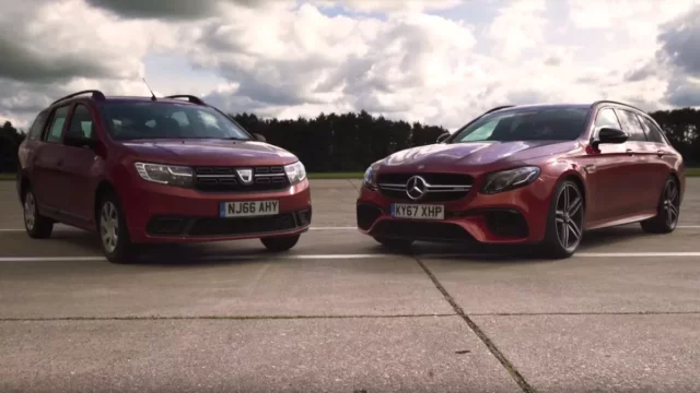 Mercedes-AMG E 63 S Kombi proti Dacii Logan MCV: Luxus, nebo lidovka?