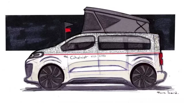 Citroën SpaceTourer The Citroënist je koncept, který chce kempovat