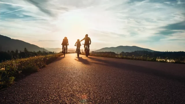 Na kole na Cínovecká rašeliniště