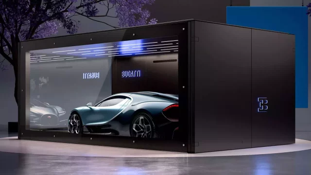 Nejluxusnější garáž světa: Zamachrujte na souseda s výstavní expozicí od Bugatti
