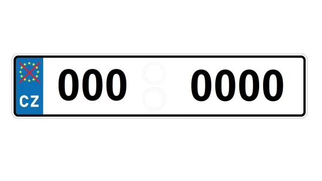 Hrozí pokuta za přelepení znaku EU na registrační značce? Nevěřte lžím policie