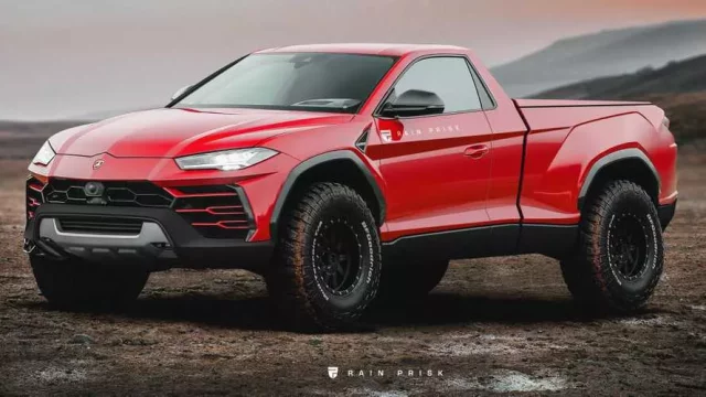 Lamborghini Urus jako drsný pick-up vypadá úžasně. Tohle musíte vyrobit!