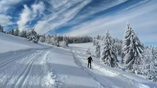 Skialpové trasy na Východní Moravě