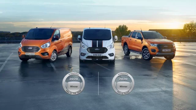 Ford slaví dvojitý zásah. Získal ceny „dodávka roku“ i „pick-up roku“ 2020