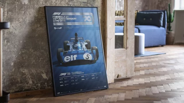 Formule 1 slaví 70. výročí svého vzniku osmi unikátními plakáty
