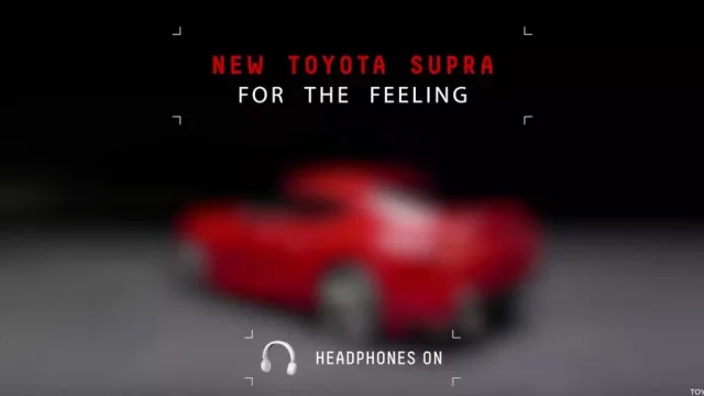 Toyota Supra stále skrývá svoji podobu, můžete si ji ale poslechnout
