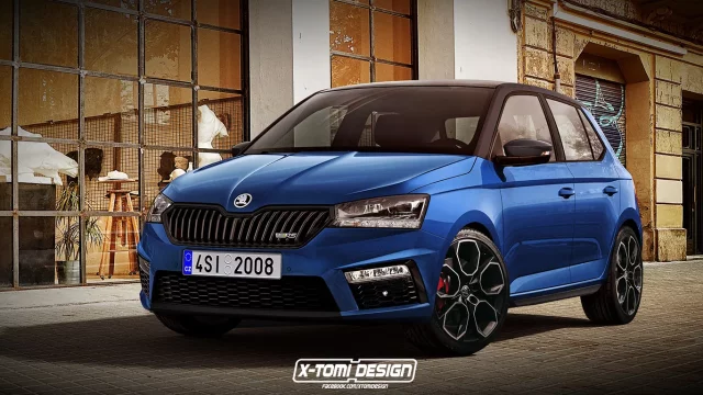Škoda Fabia po faceliftu ve verzi RS? Takhle by mohla vypadat