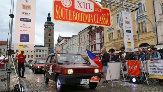Fiatem Panda z roku 1985 na setinové rallye South Bohemia Classic