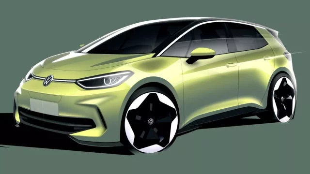 Nový Volkswagen ID.3 se ukazuje na první ilustraci