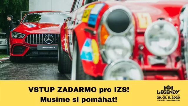 Legendy děkují složkám IZS za obětavý boj proti koronaviru a nabízejí vstup zdarma