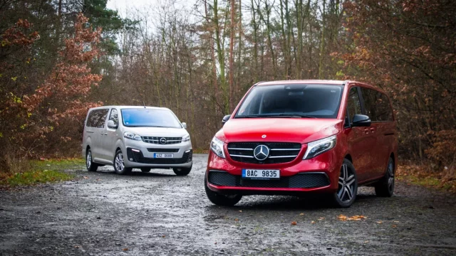 Test Mercedes-Benz V 300 d vs. Opel Zafira Life 2.0 CDTi: Princ a chuďas