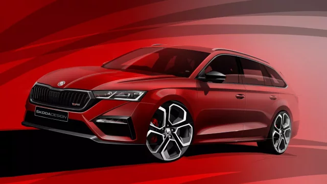 Nová Škoda Octavia RS iV se představí v Ženevě s hybridním pohonem o 245 koních