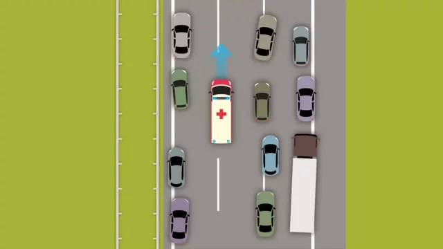 Volný pruh sanitkám budeme od 1. října 2018 tvořit vlevo. Co na nový zákon říká právník?