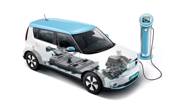 Kia Soul EV se umí dobíjet jako mobilní telefon - bezdrátově!