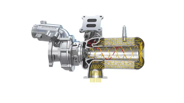 Continental představil turbodmychadlo s vestavěným katalyzátorem. Úspory jsou razantní