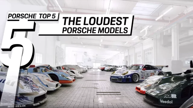 Porsche představuje pět nejhlučnějších aut své historie