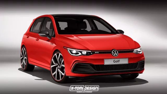 Volkswagen Golf GTI vystrkuje růžky. Takhle nějak bude vypadat