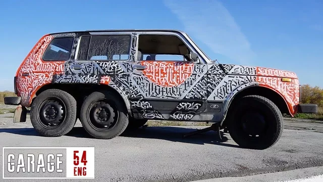 Lada Niva 6x6 je šílenost, která může pocházet jenom z jedné země